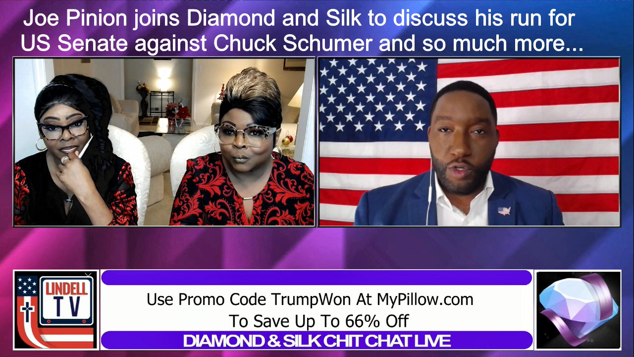 EP 230 Joe Pinion joins Diamond and Silk to discuss his run for US