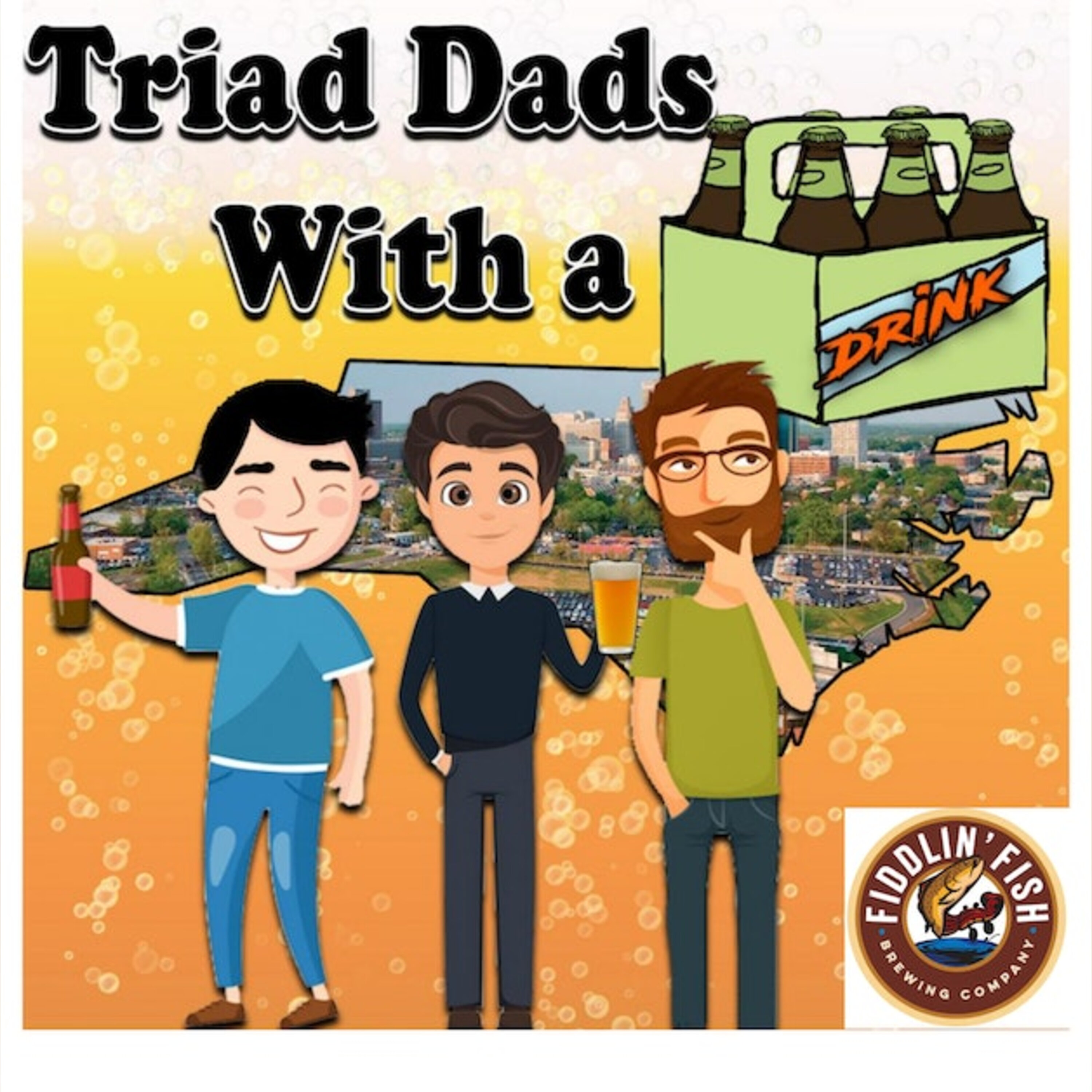 Triad Dads with a Drink - This is the Waze Image