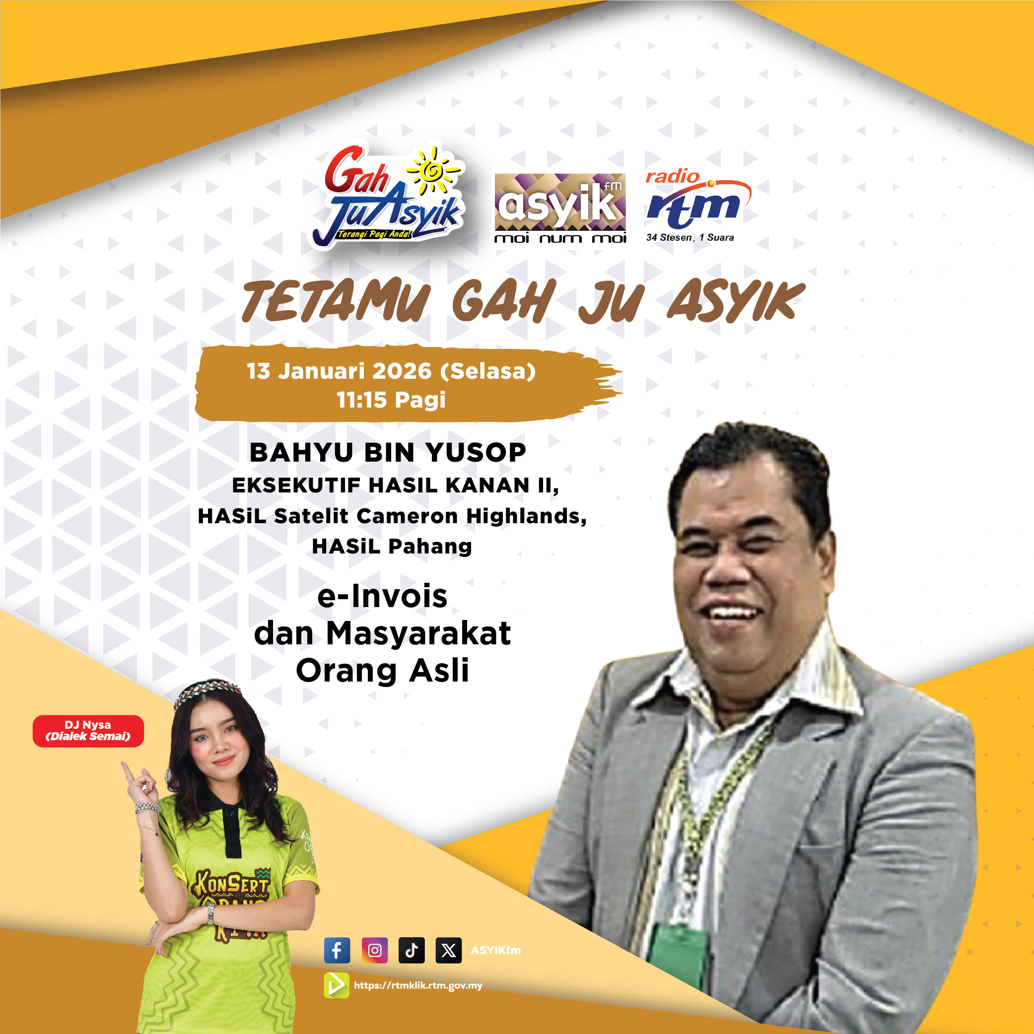 e-invois dan Masyarakat Orang Asli