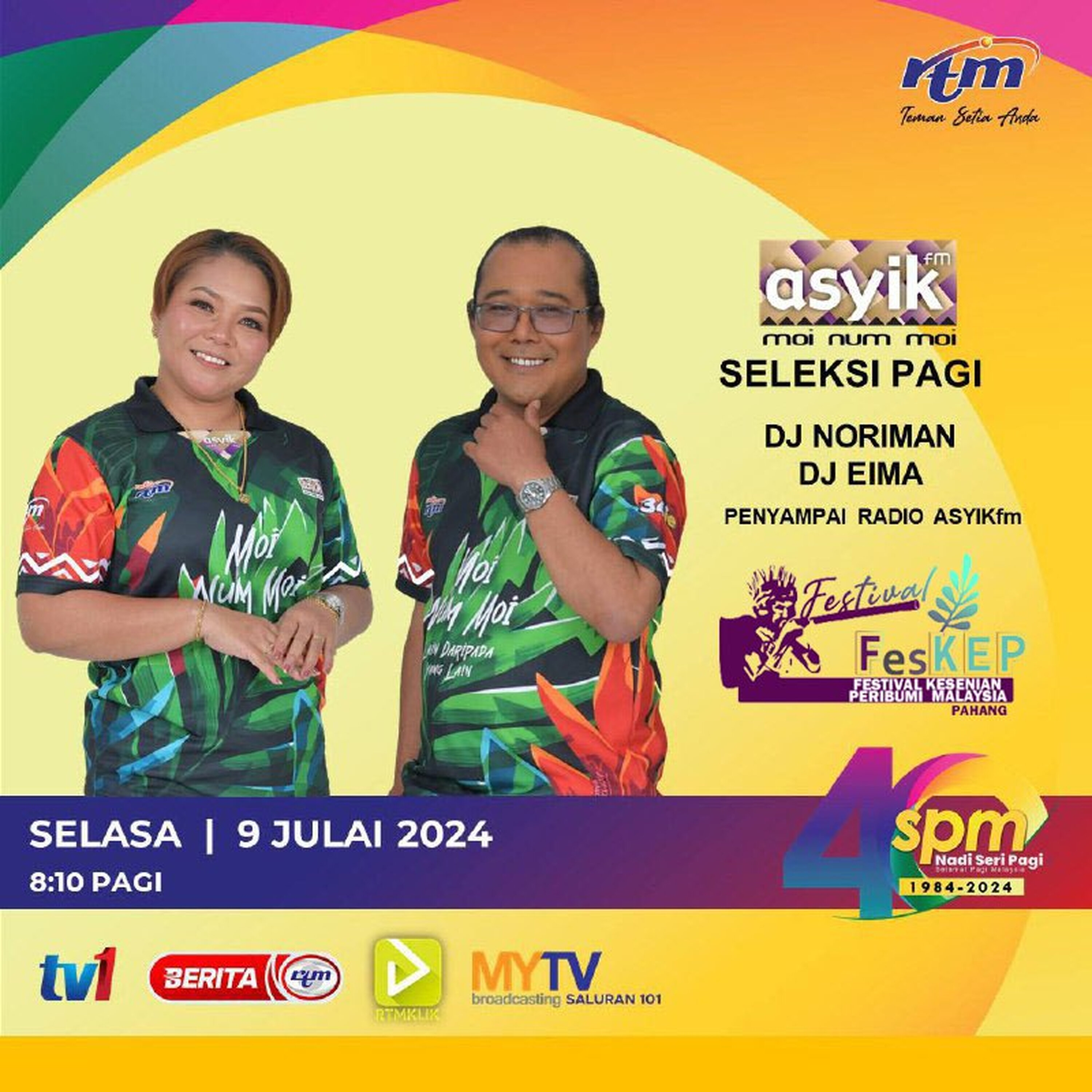 DJ DUO PAGI (Gah Ju Asyik, 8 Pagi - 11 Pagi)