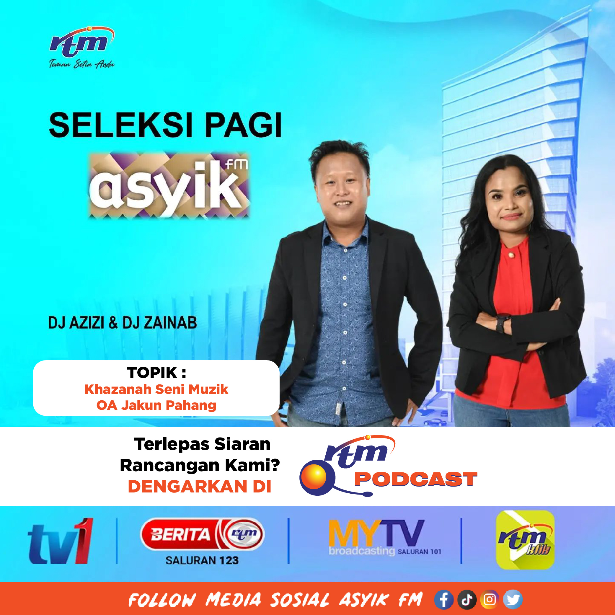 DJ DUO PAGI (Gah Ju Asyik, 8 Pagi - 11 Pagi)