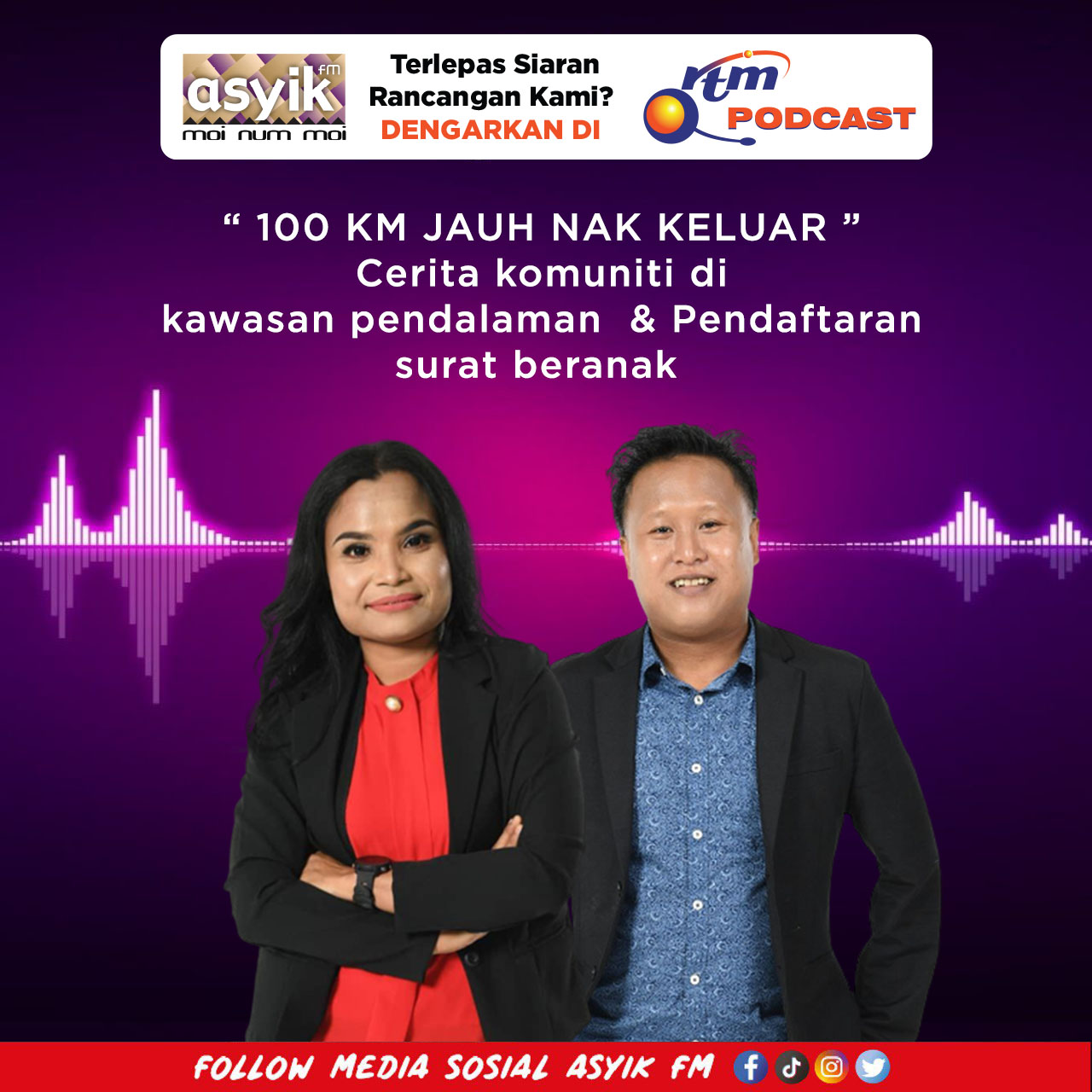 100 KM jauh nak keluar dari pendalaman! episode artwork