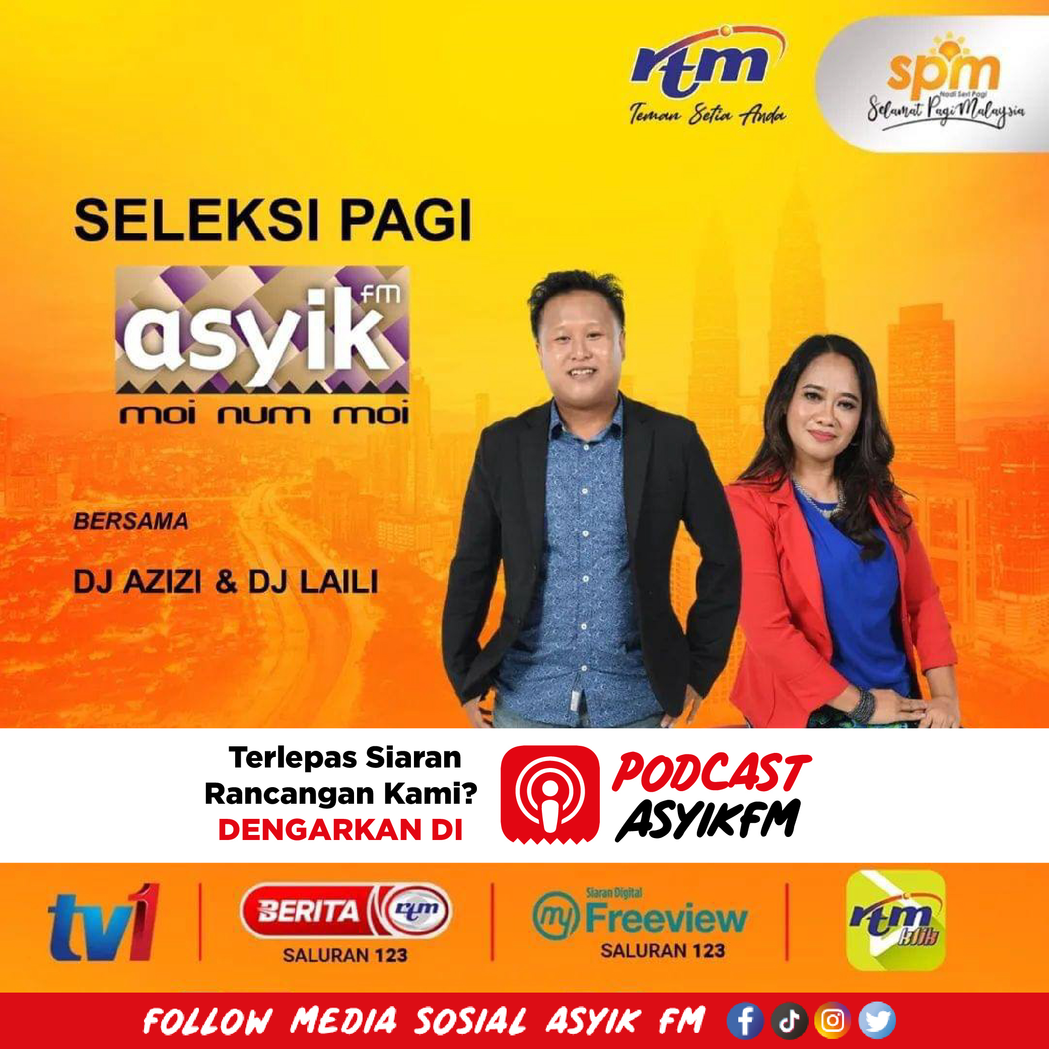 DJ DUO PAGI (Gah Ju Asyik, 8 Pagi - 11 Pagi)