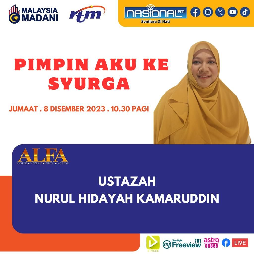 10:27 am - NASIONALfm : ALFA 102 PIMPIN AKU KE SYURGA