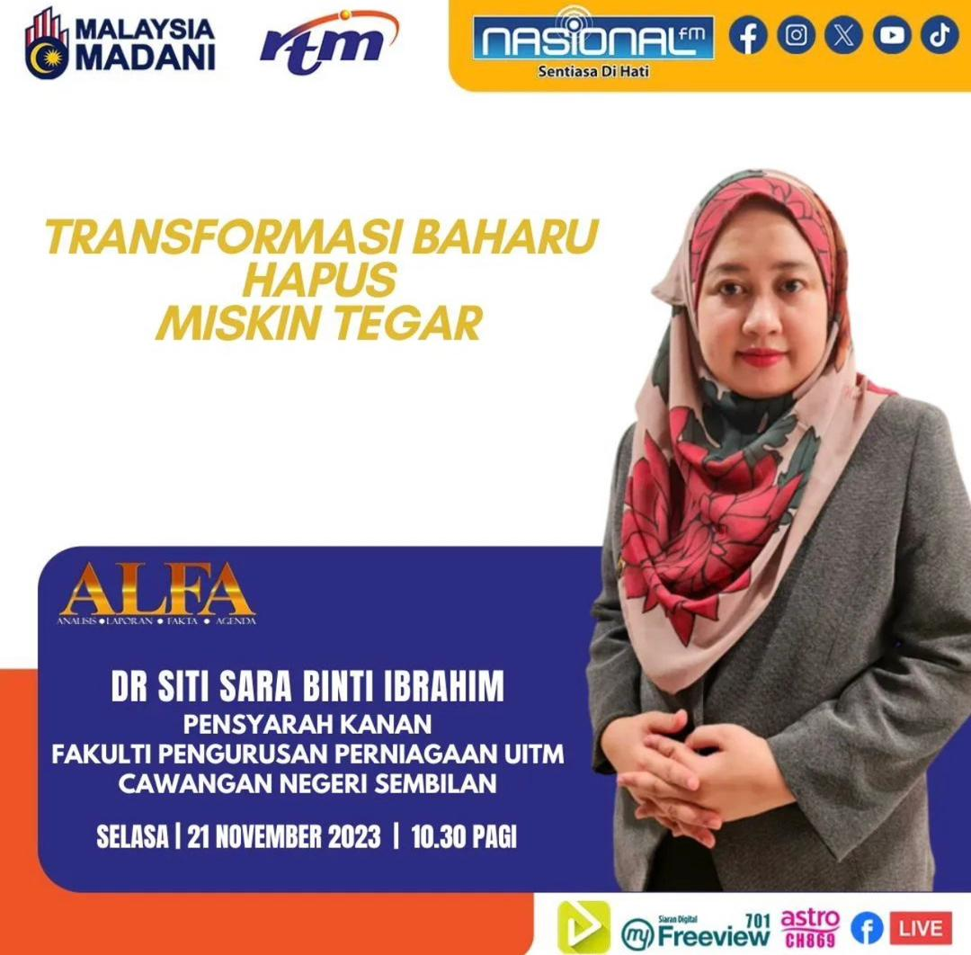 NASIONALfm : ALFA 102 : TRANSFORMASI BAHARU HAPUS MISKIN TEGAR