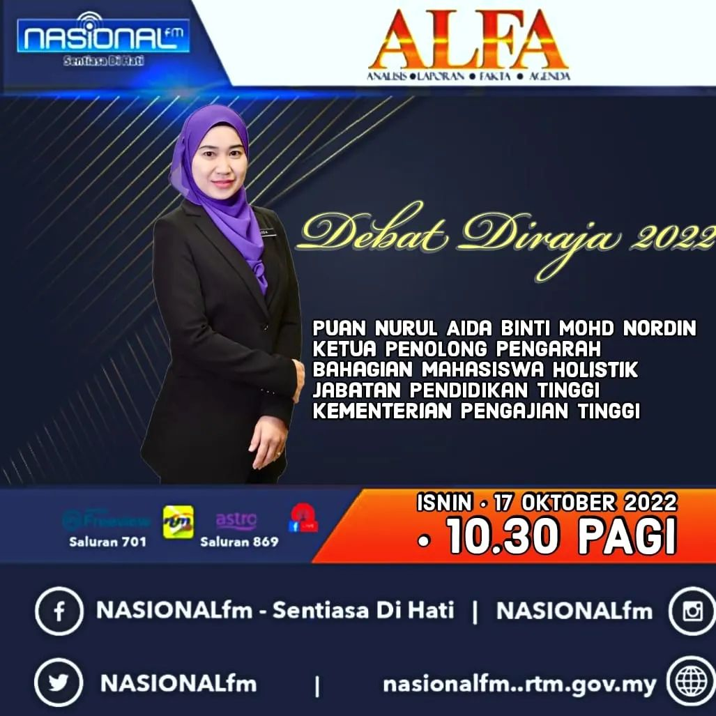 NASIONALfm : ALFA 102 - DEBAT DIRAJA 2022 episode artwork
