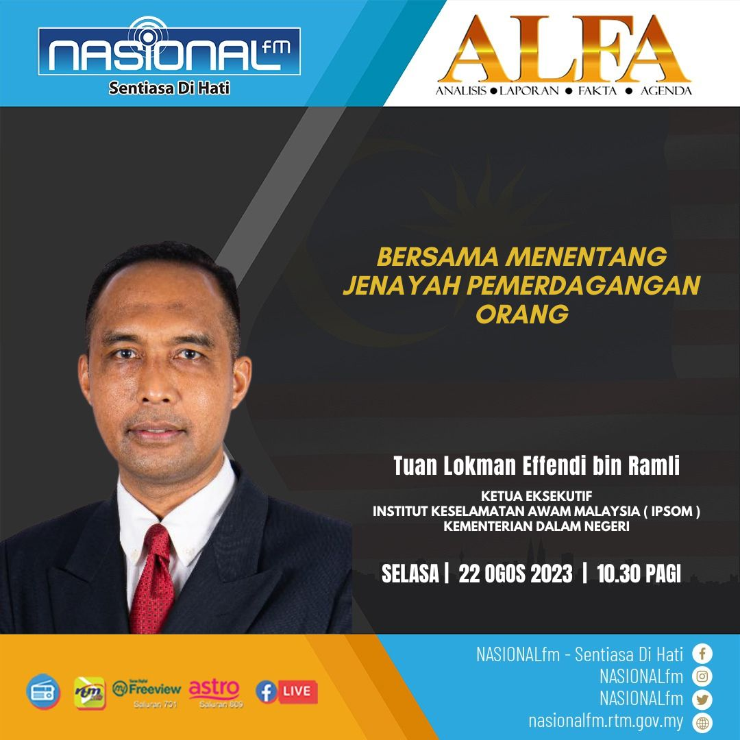 NASIONALfm : ALFA 102 Bersama Menentang Jenayah Pemerdangan Orang episode artwork