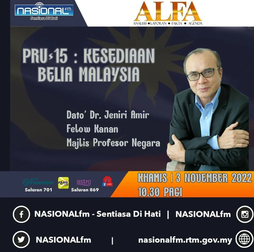 NASIONALfm : ALFA 102 - PRU - 15 : KESEDIAAN BELIA MALAYSIA