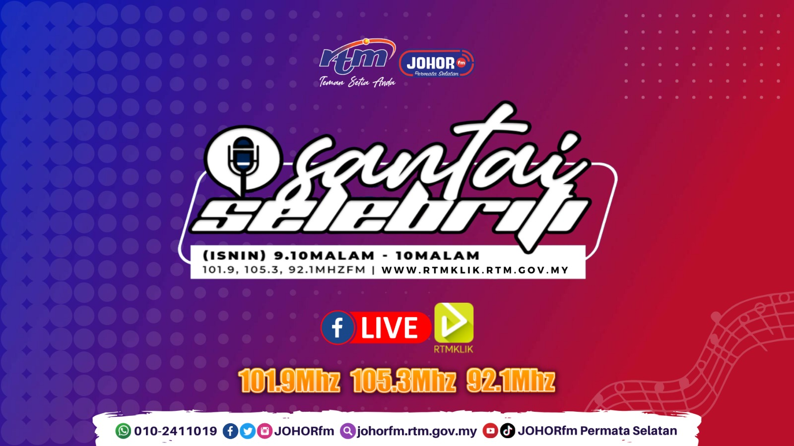 Santai Selebriti - 9 Oktober 2023