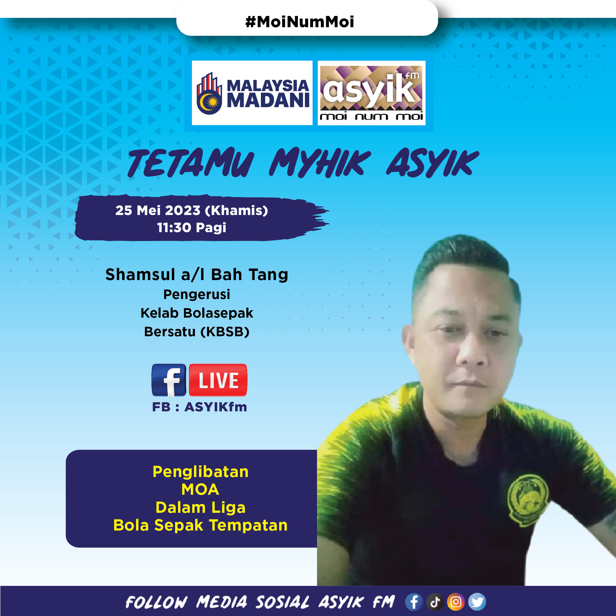 Myhik Asyik (Temubual Tetamu Farmasi, Kesihatan, Isu Kesihatan, Agensi Kerajaan & Swasta serta Aspirasi Jiwa (Motivasi)