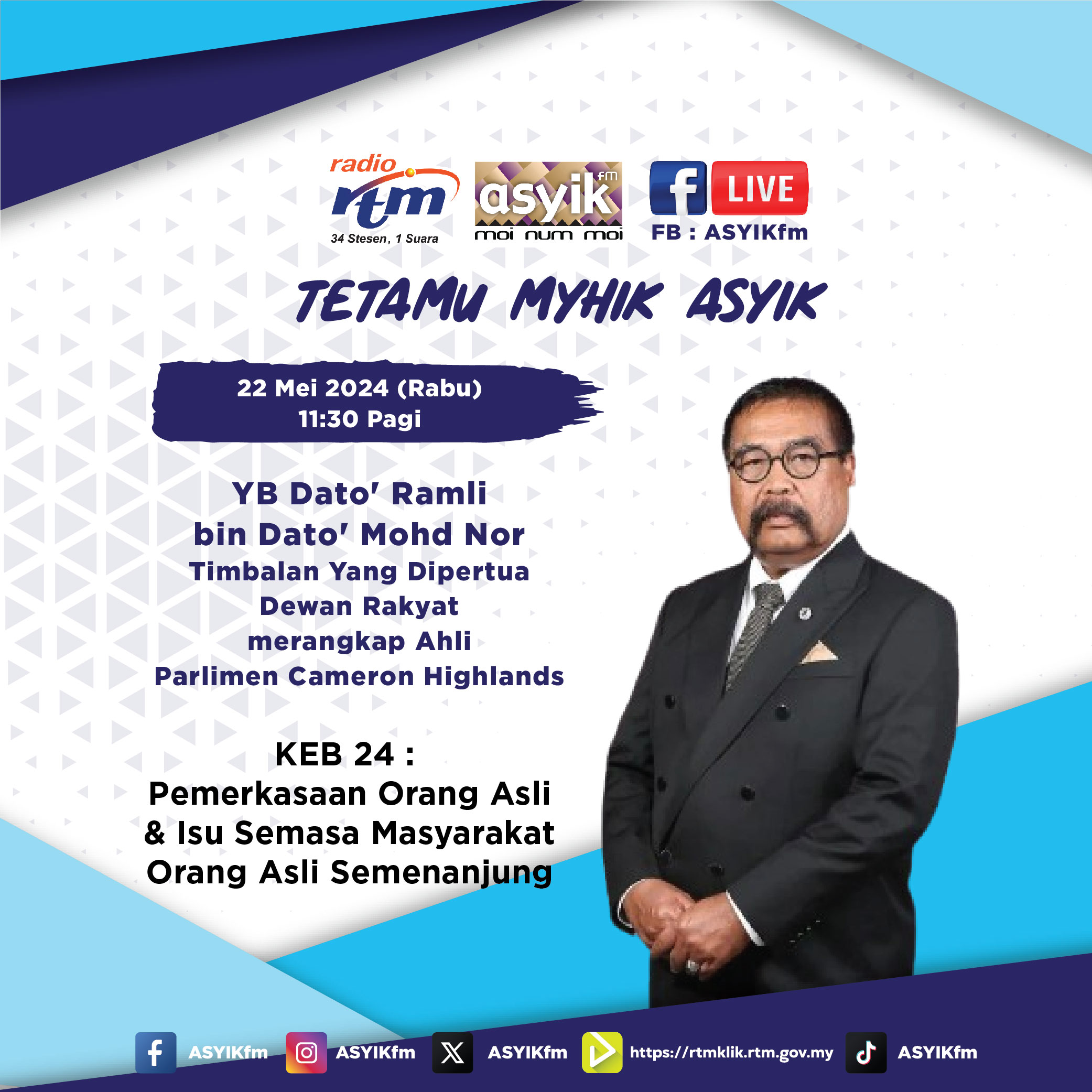 Myhik Asyik (Temubual Tetamu Farmasi, Kesihatan, Isu Kesihatan, Agensi Kerajaan & Swasta serta Aspirasi Jiwa (Motivasi)