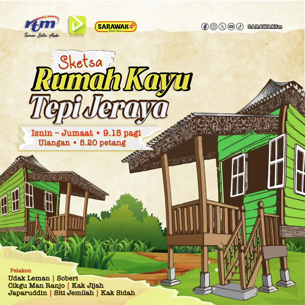 KHAMIS 13 FEB 2025 - RUMAH KAYU TEPI JERAYA (KHAS HARI RADIO)