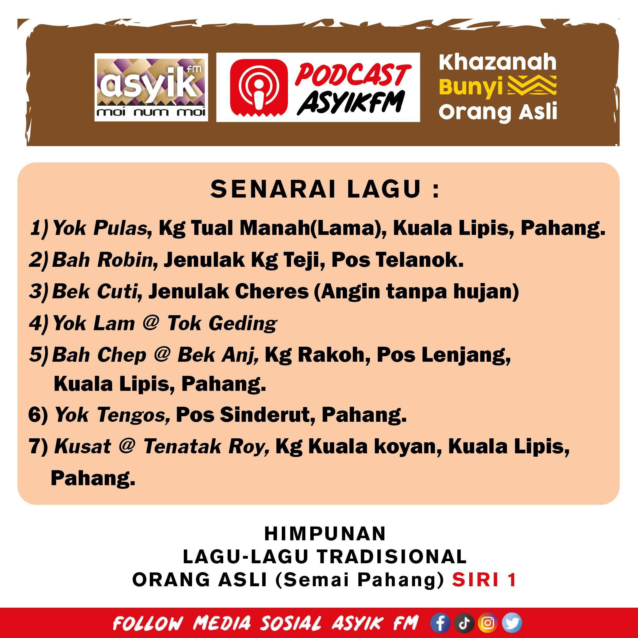 Khazanah Bunyi Orang Asli