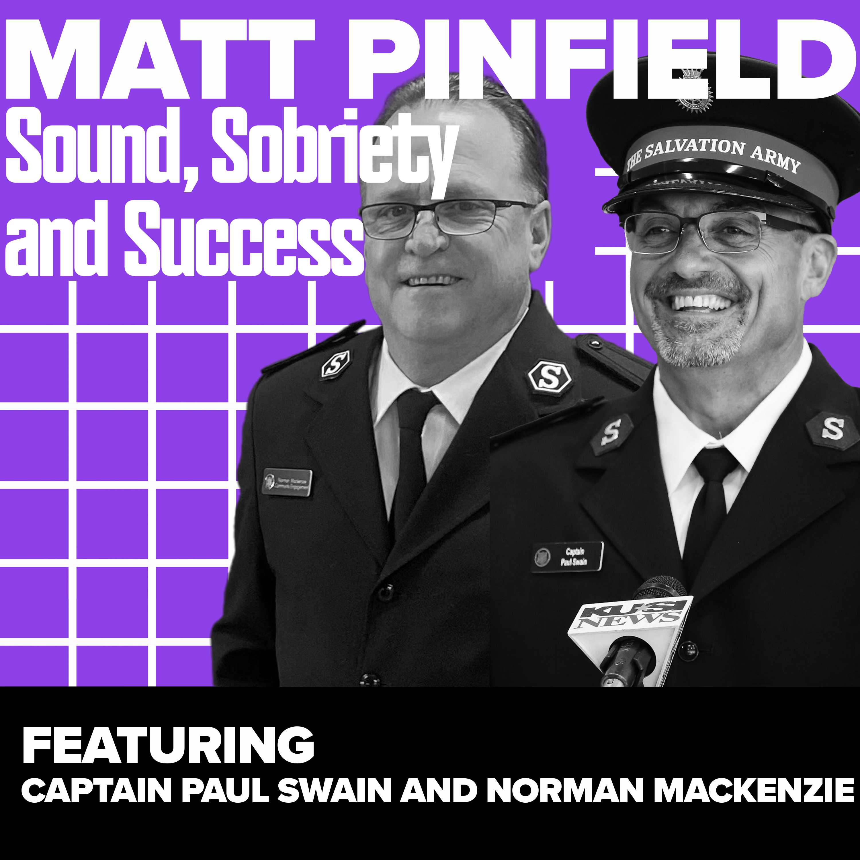 Captain Paul Swain and Norman Mackenzie