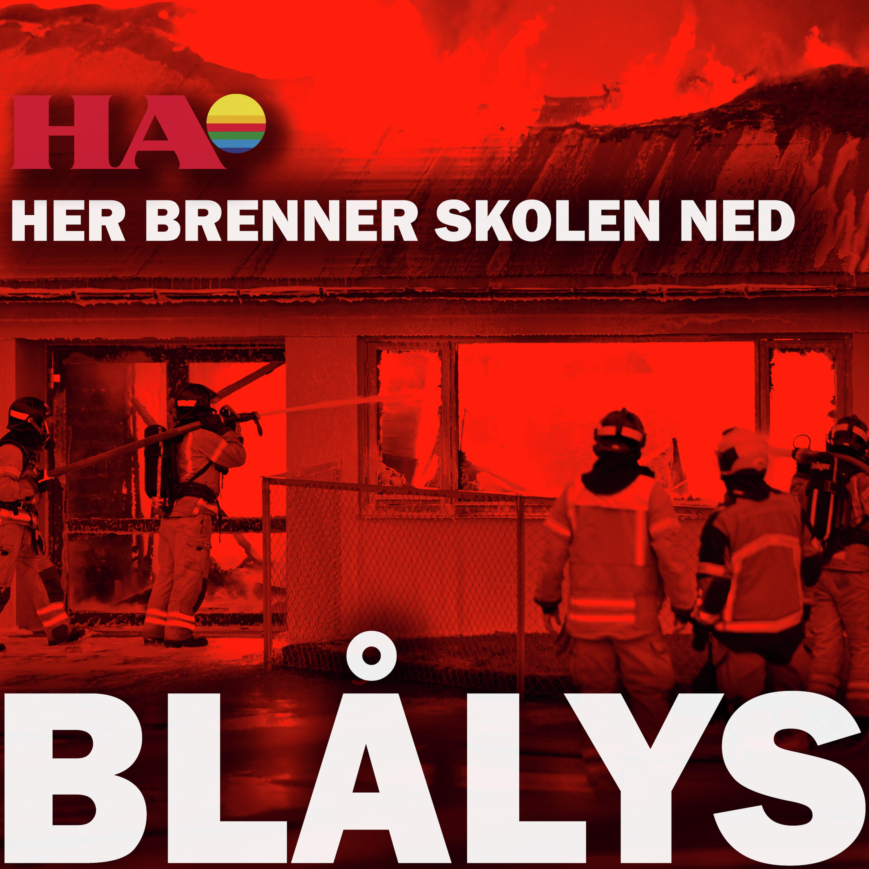 Blålys Podcast: Bli med når vi rykker på skolebrannen i Løten: – Rystende og dramatisk Blålys episode image