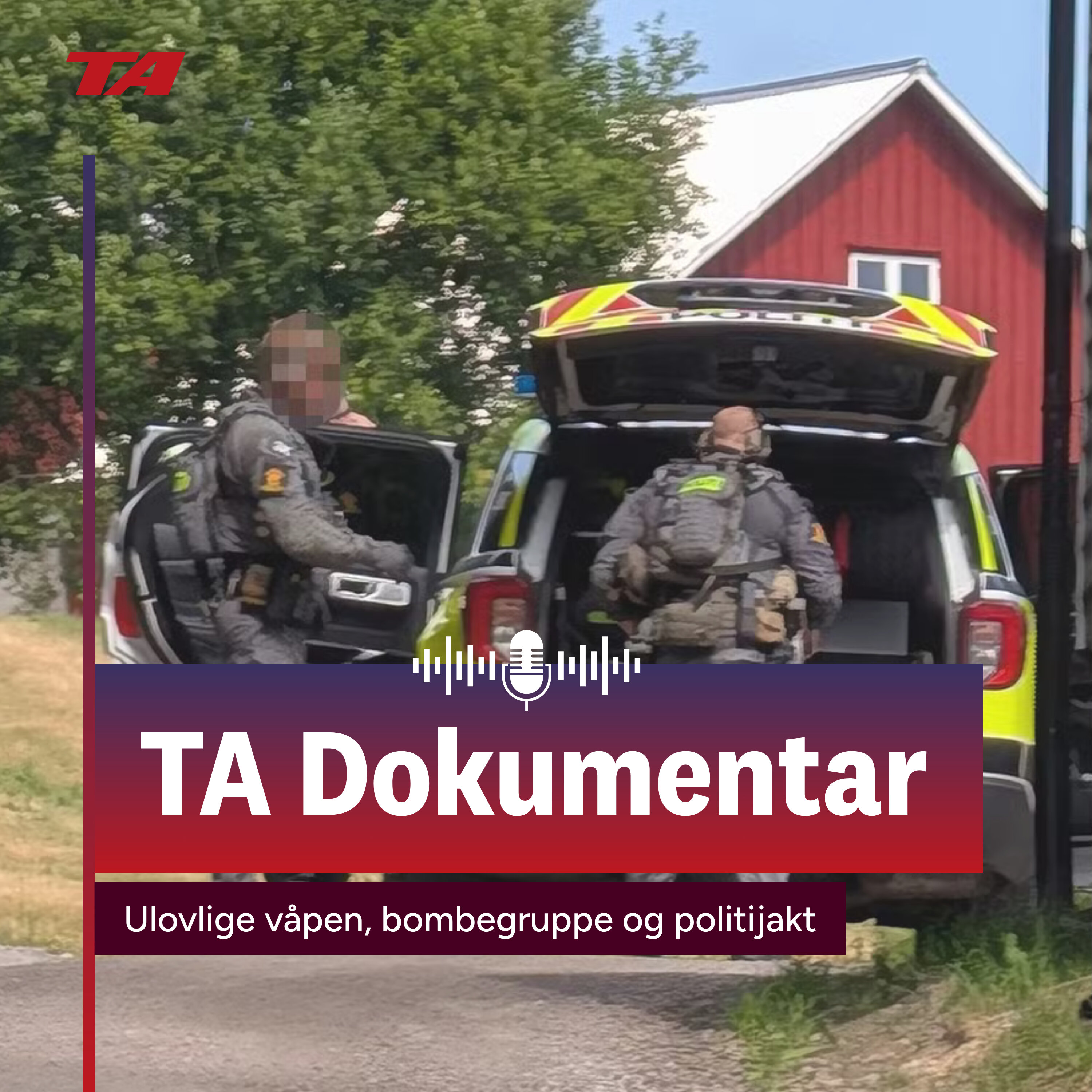 Ulovlige våpen, bombegruppe og politijakt