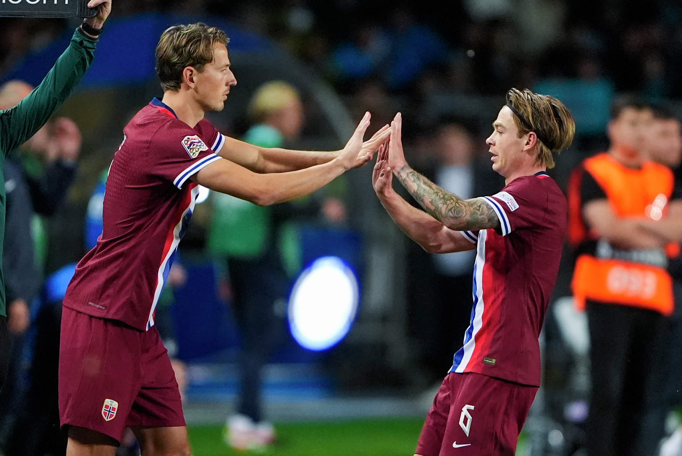 - Patrick Berg og Sander Berge sammen på midtbanen svinger dårlig