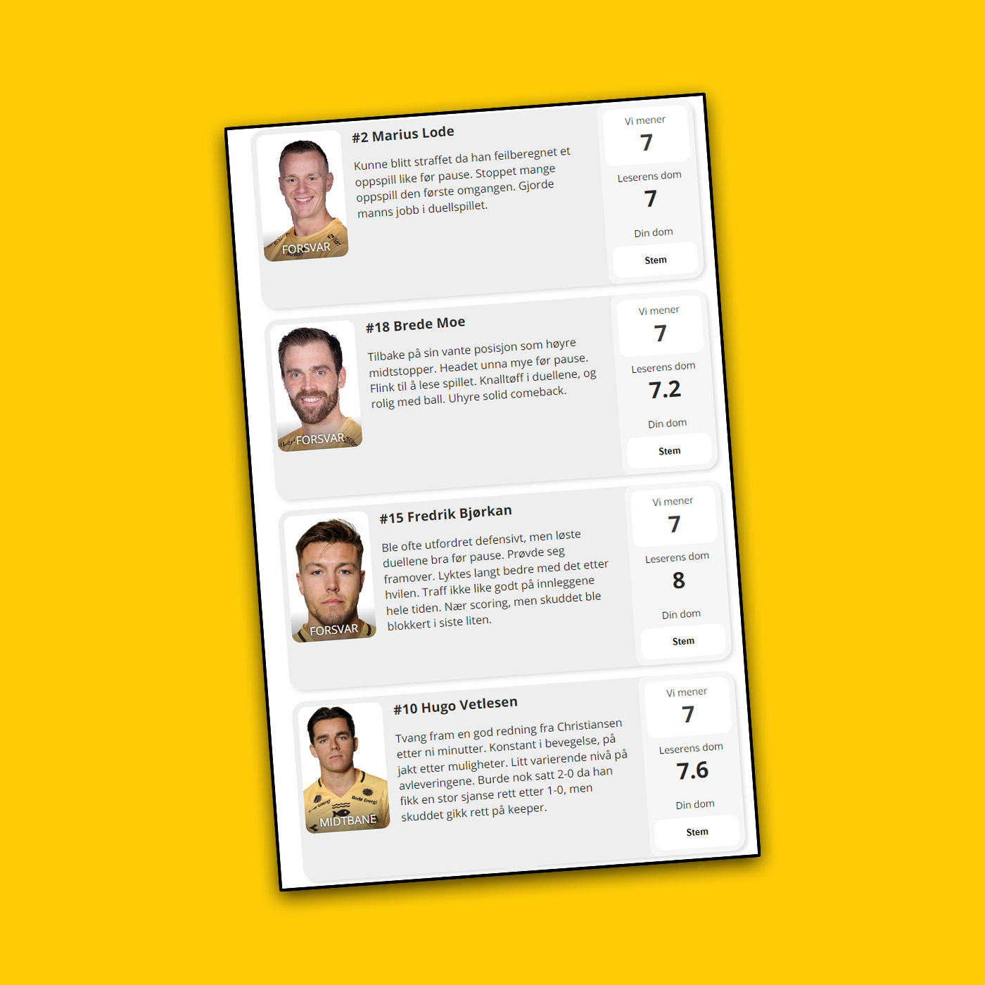 - Det eneste som er 100 prosent sikkert er at spillerbørsen er feil hver eneste gang!