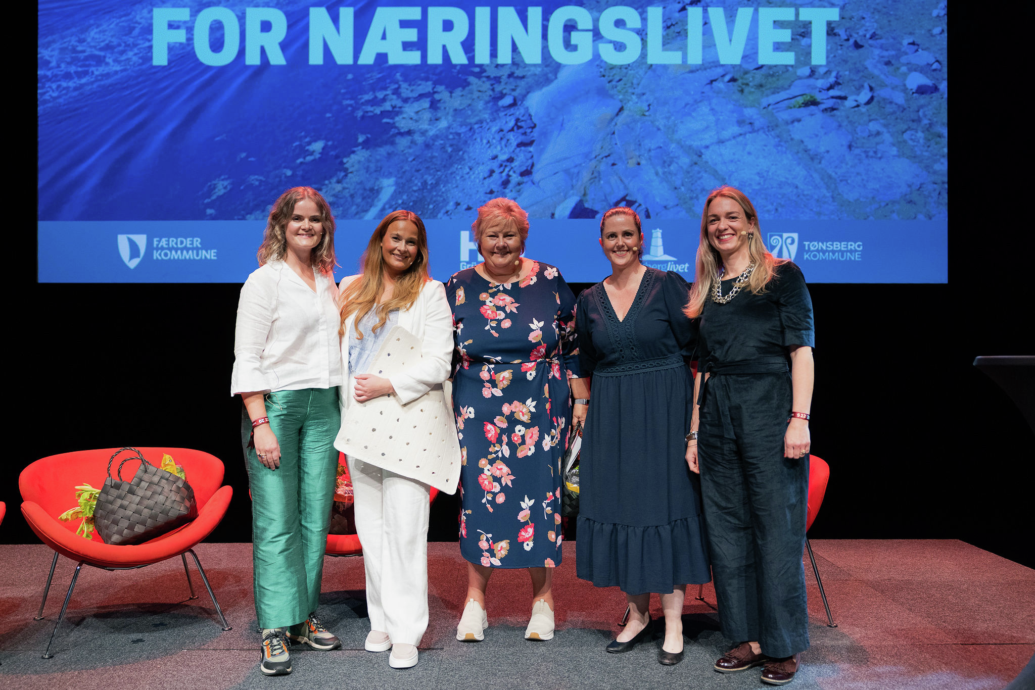 Bærekraftig business live med Celine Sandberg, Carolina Grønsleth og Erna Solberg