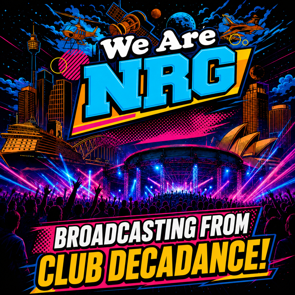 Ep 33: EP-033 We Are NRG - Broadcasting from Club Decadance! episode artwork