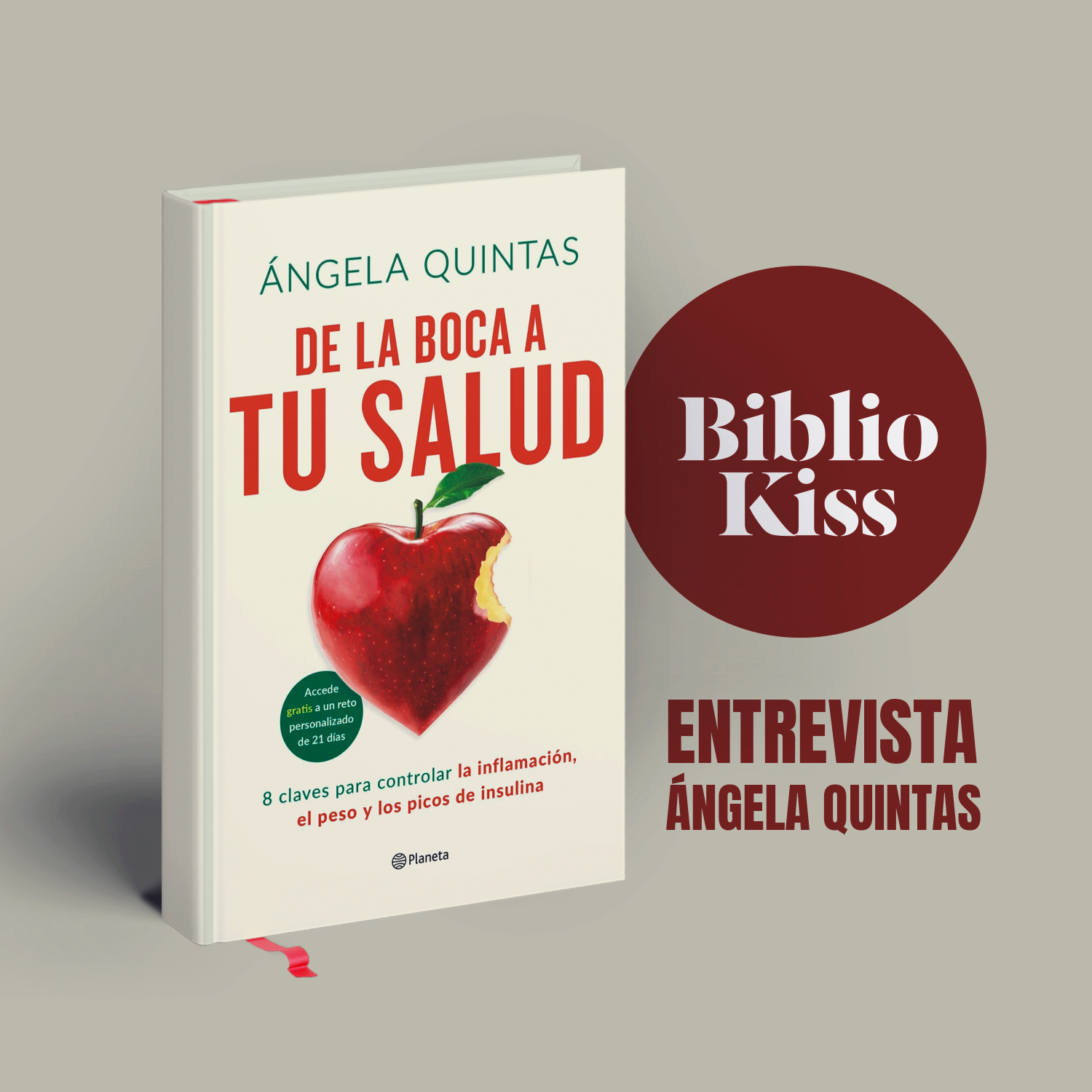 Ángela Quintas nos ayuda a comer mejor con "De la boca a tu salud"