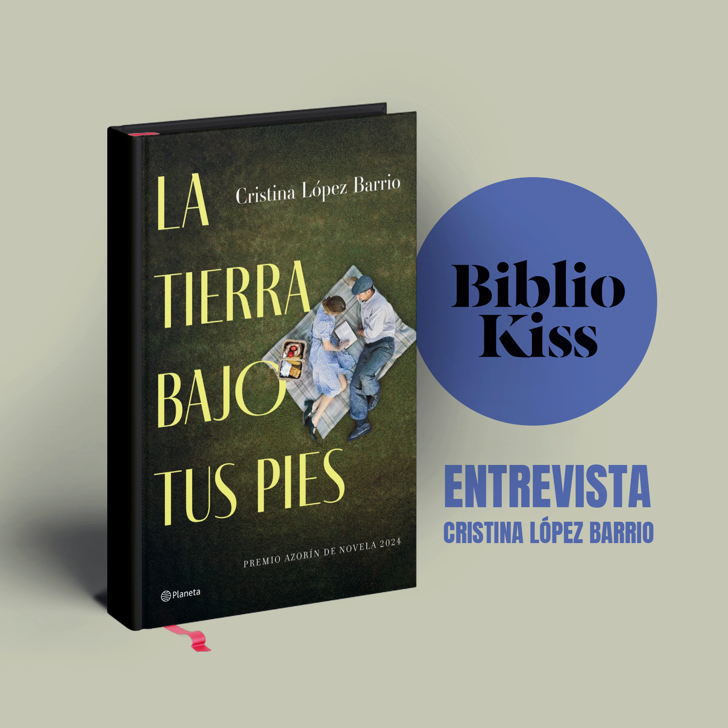 Cristina López Barrio nos presenta  “La tierra bajo tus pies”, Premio Azorín de Novela 2024