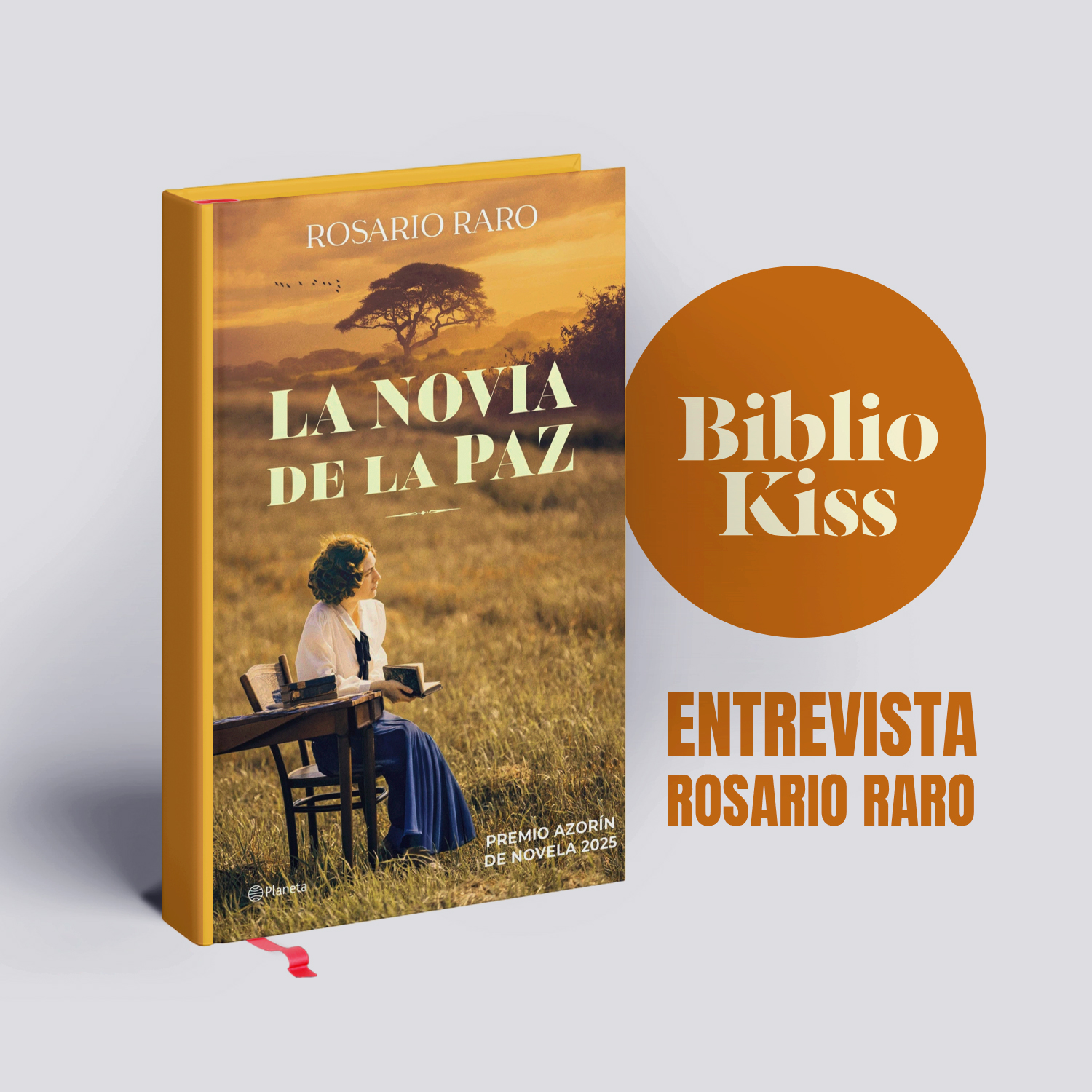 Rosario Raro nos trae "La novia de la paz" la novela ganadora del Premio Azorín 2025