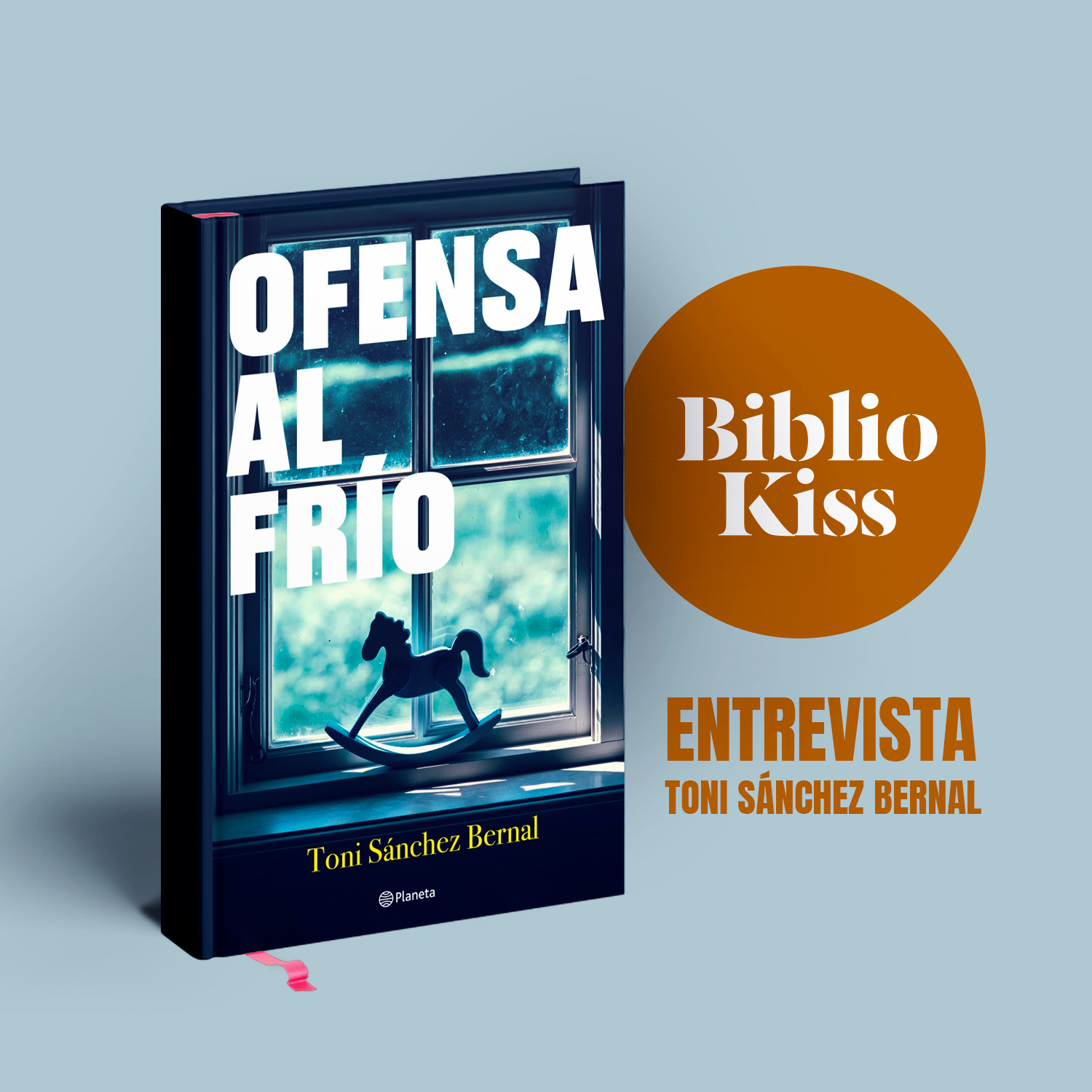 Toni Sánchez Bernal debuta como novelista con esta "Ofensa al frío"