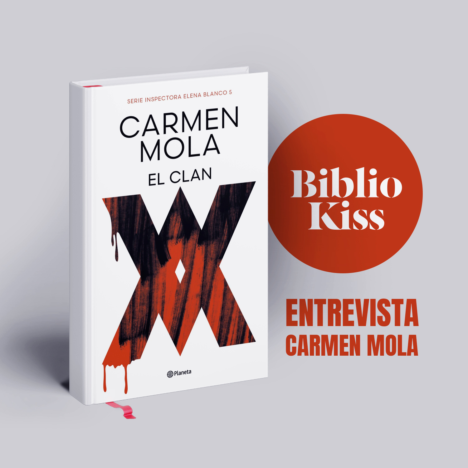 Carmen Mola despide a Elena Blanco con “El Clan”