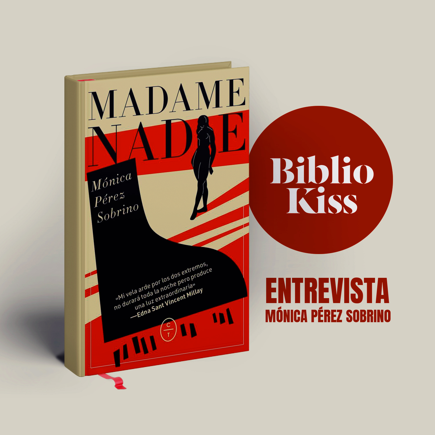 Mónica Perez Sobrino nos presenta “Madame Nadie”, su debut literario