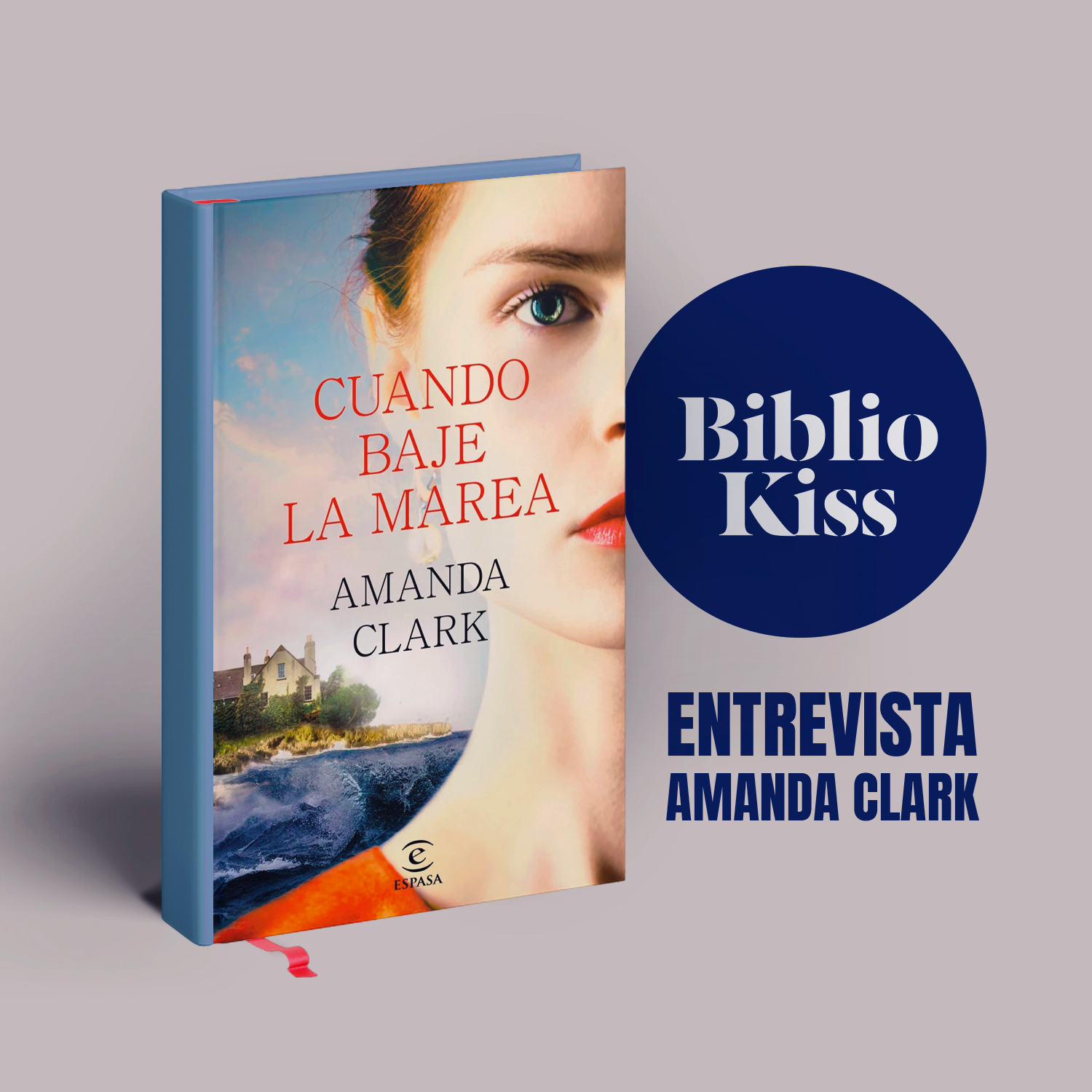 Amanda Clark escribe “Cuando baje la marea”, un libro con 3 novelas en 1