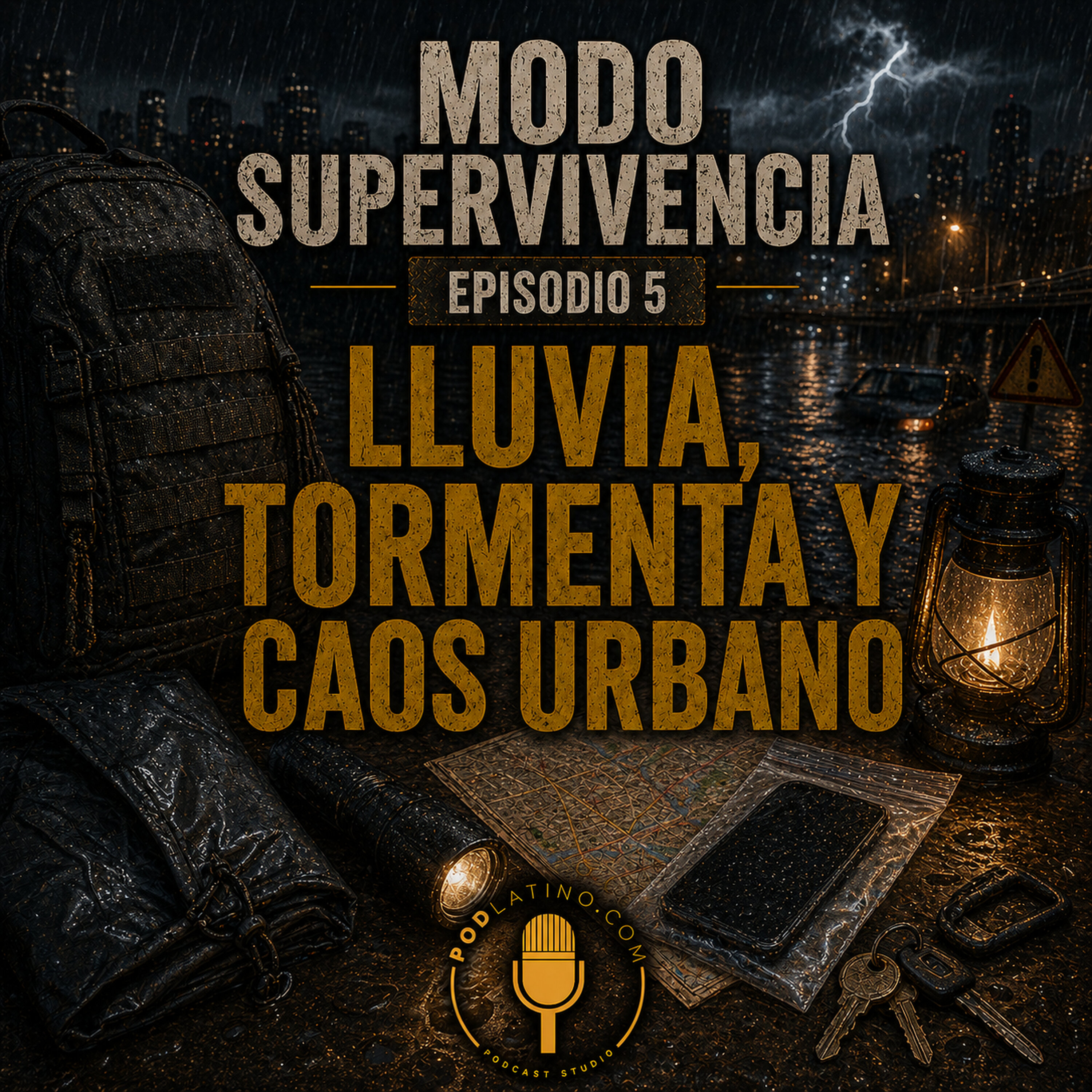 Lluvia, tormenta y caos urbano episode artwork