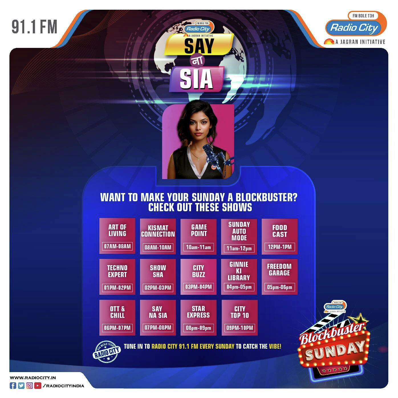 RJ SIA By Radio City 91.1 FM