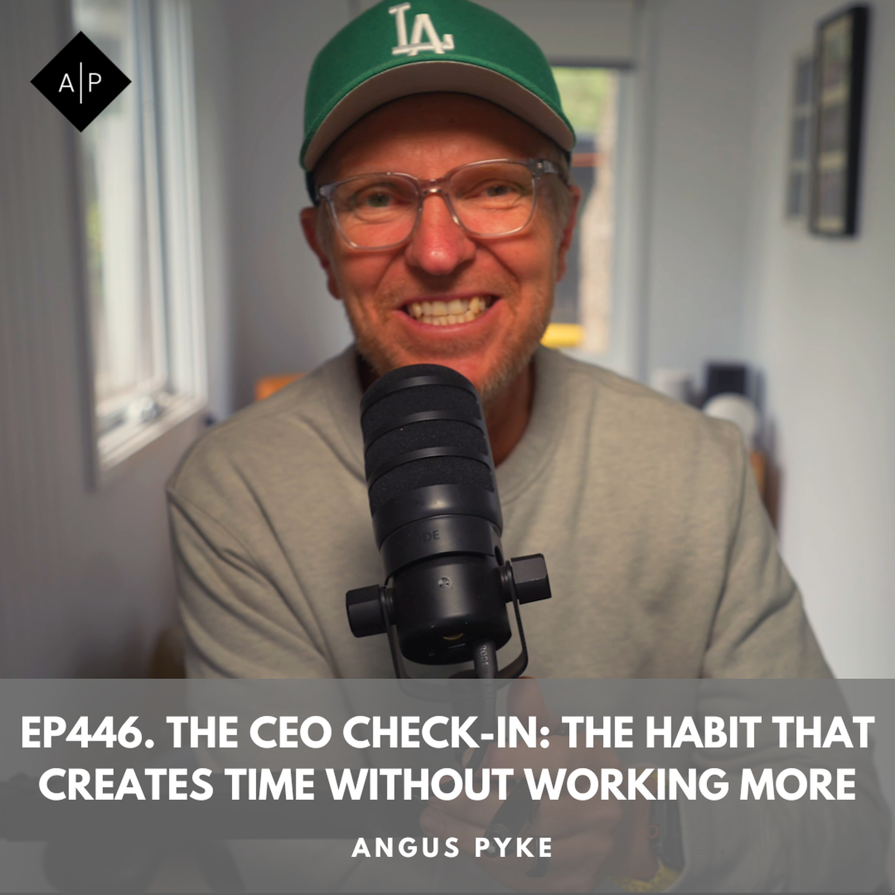 Ep446. The CEO Check-In: The Habit That Creates Time Without Working More episode artwork
