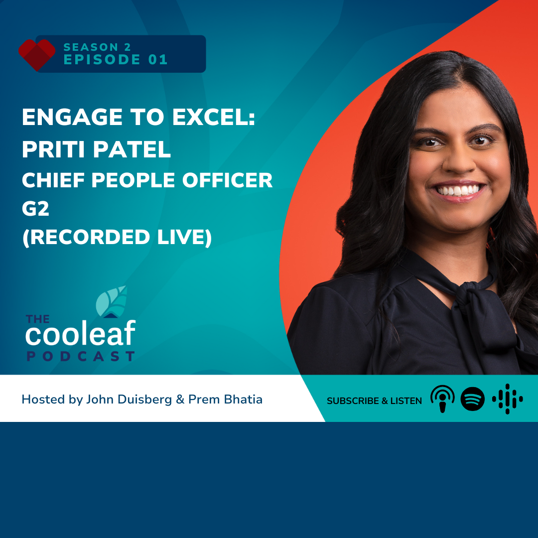 Engage to Excel: Priti Patel, Chief People Officer at G2 (Recorded Live)