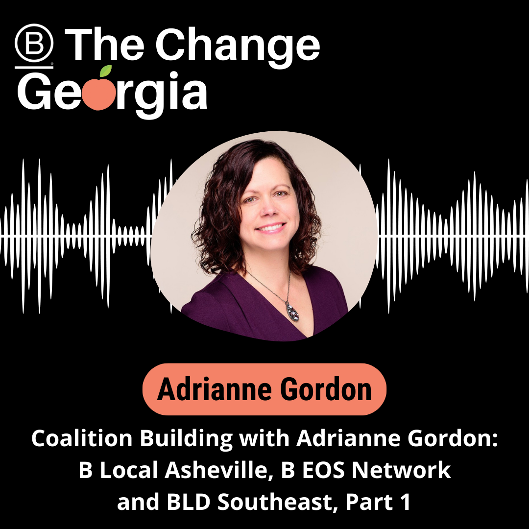 Coalition Building with Adrianne Gordon: B Local Asheville, B EOS Network and BLD Southeast, Part 1