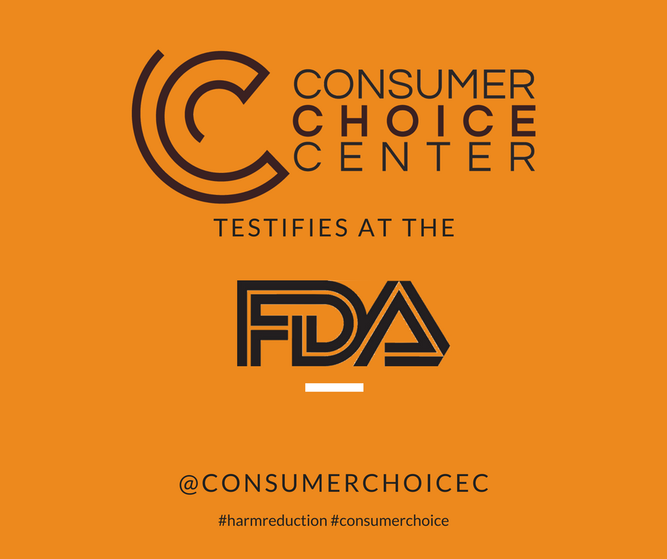 Jeff Stier: FDA Testimony on Harm Reduction