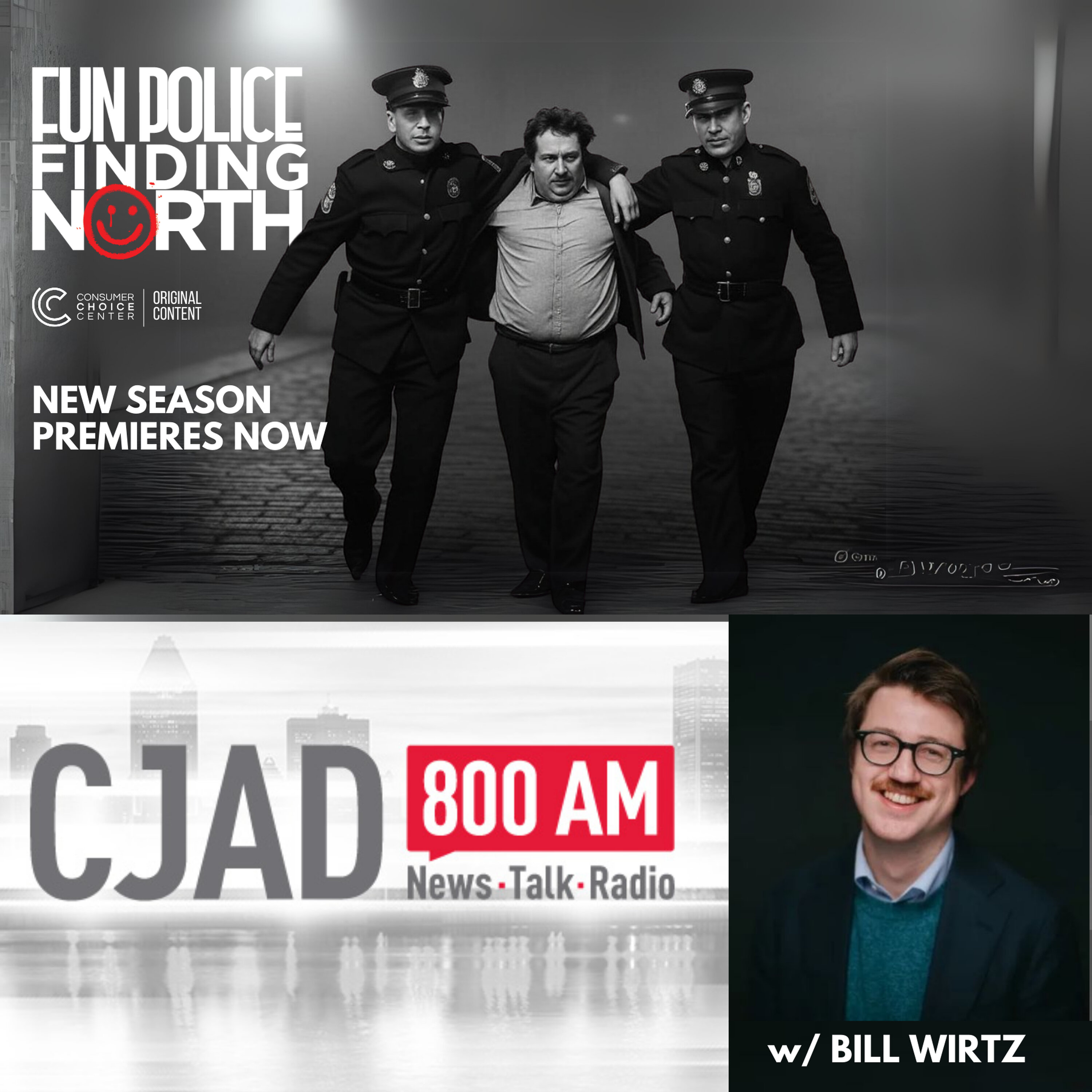 Canada's provincial monopolies on certain vices bring consumers nowhere | Fun Police's Bill Wirtz on CJAD 800 in Montreal episode artwork