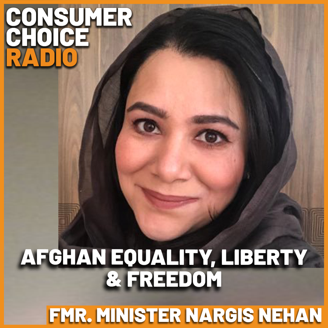 EP92: We are not victims. But we must stand up for Afghan equality, liberty & freedom (w/  Fmr. Afghan Minister Nargis Nehan) episode artwork