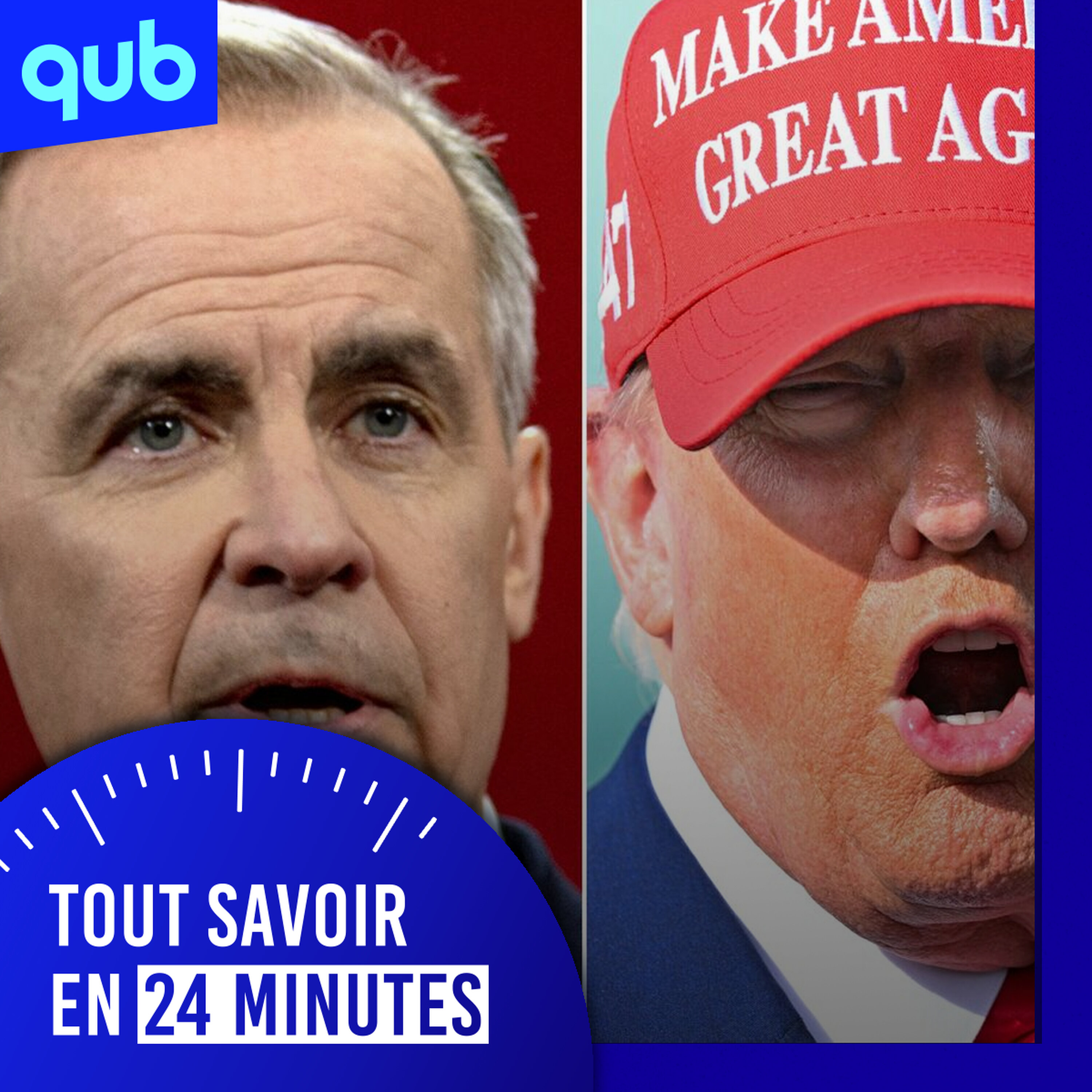 «C’est plus «Elbows up», mais à genoux»: Alexandre Dubé a le nouveau slogan de Mark Carney episode artwork