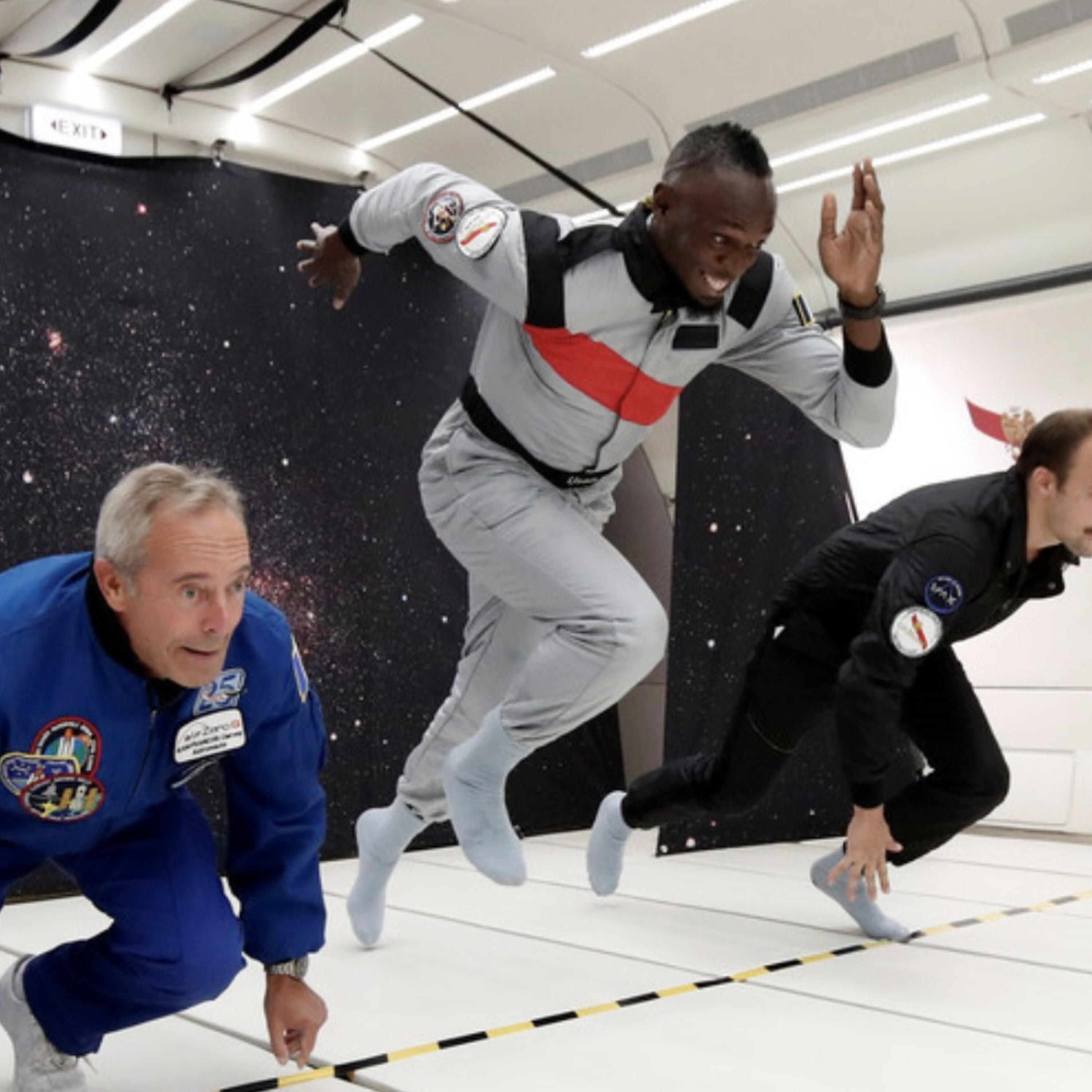La pratique du sport dans l'espace