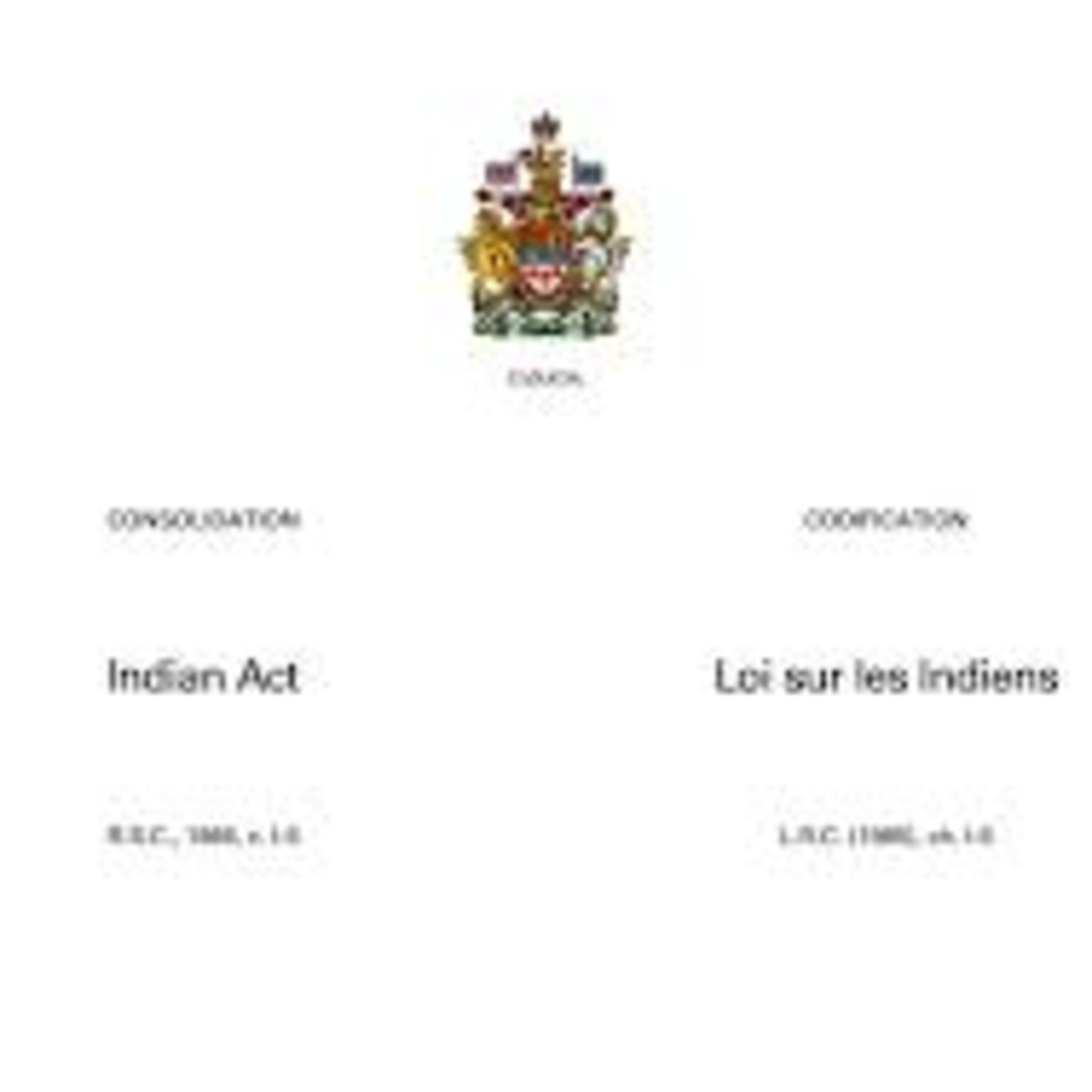 Qu’est-ce que la loi sur les Indiens ? (EN REDIFFUSION)