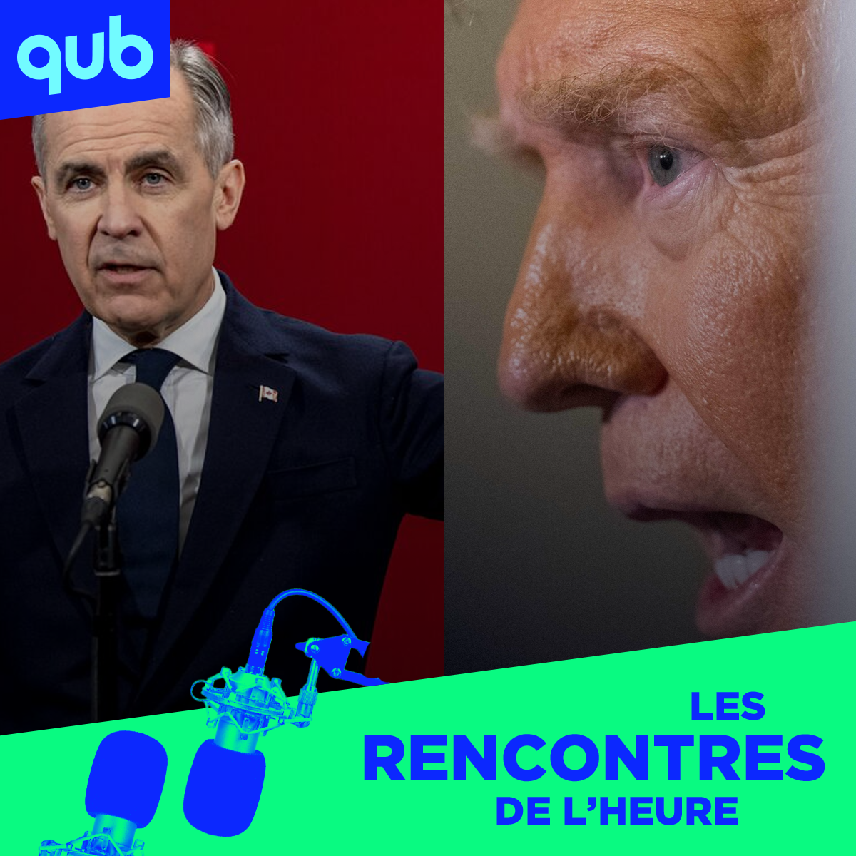 «Quand même spectaculaire, les mamours que Carney a fait à Trump», lance Emmanuelle Latraverse