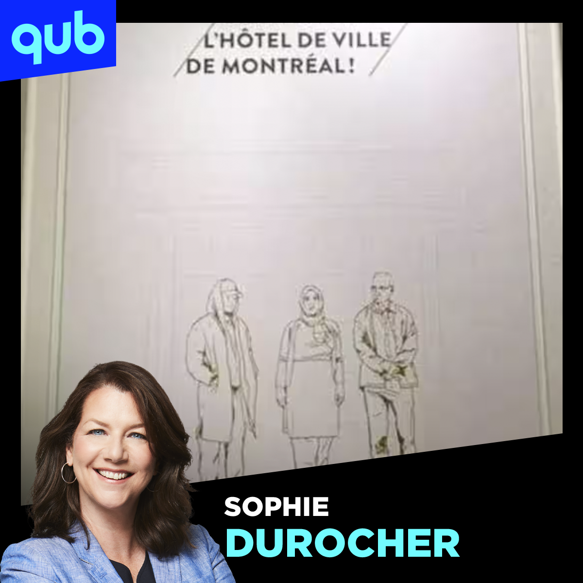 L’affiche présentant une femme voilée à l’hôtel de ville de Montréal est toujours en place episode artwork