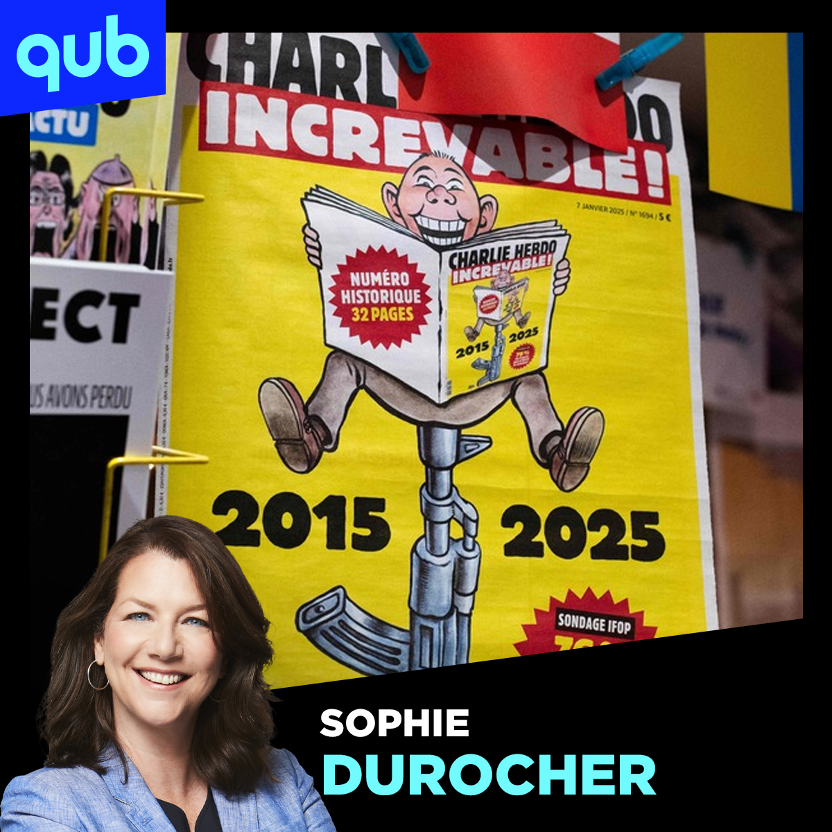 «On tue des gens pour des images!» : un Québécois est l’un des gagnants du concours #RireDeDieu de Charlie Hebdo ! episode artwork