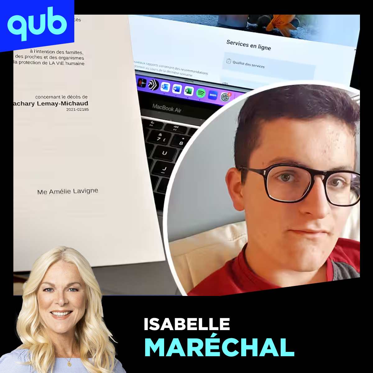 «Je ne peux pas croire qu’ils m’ont envoyé le câble avec lequel il s’est enlevé la vie»: une mère endeuillée poursuit le Bureau du coroner 