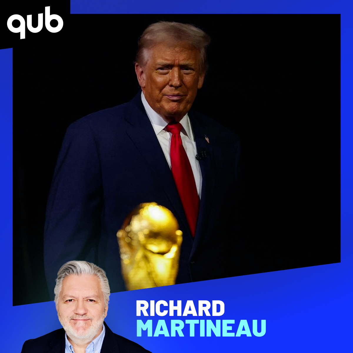 «On le fait pour moi!»: la mégalomanie de Trump dépasse tout entendement, détaille Luc Laliberté episode artwork