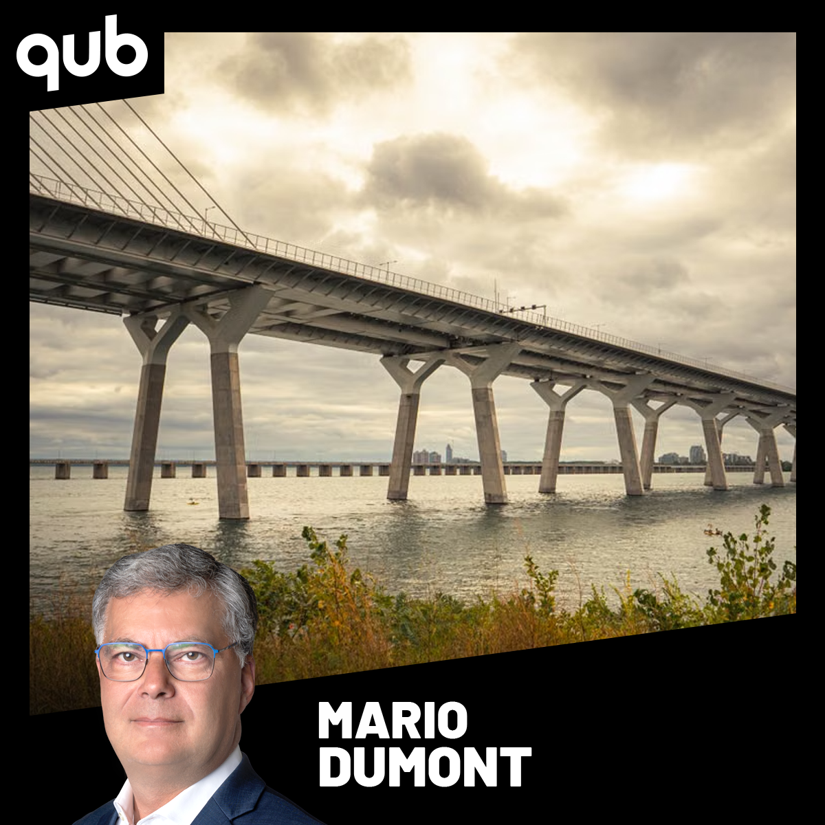 Un camion renversé sur le pont Champlain