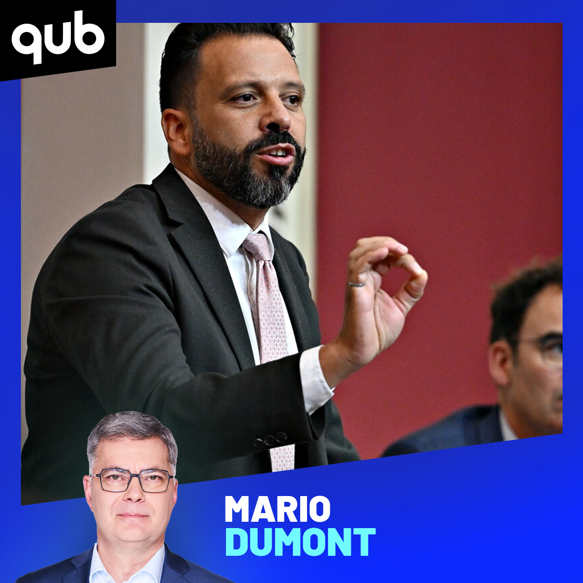 «Vous êtes centralisateurs comme Pierre Elliott Trudeau?», demande Mario Dumont à Haroun Bouazzi de QS0 episode artwork