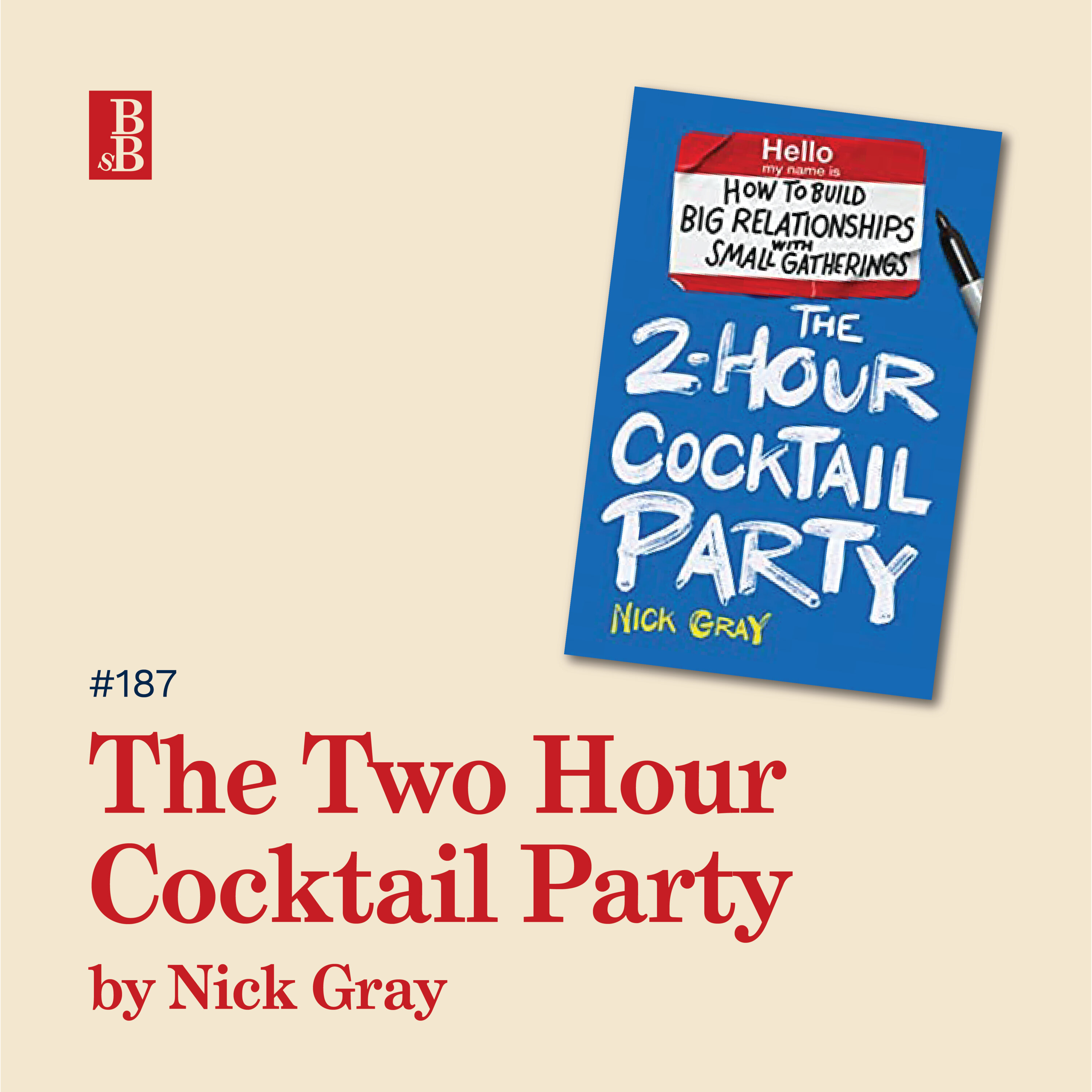 Two Hour Cocktail Party by Nick Gray: how to be more interesting Image